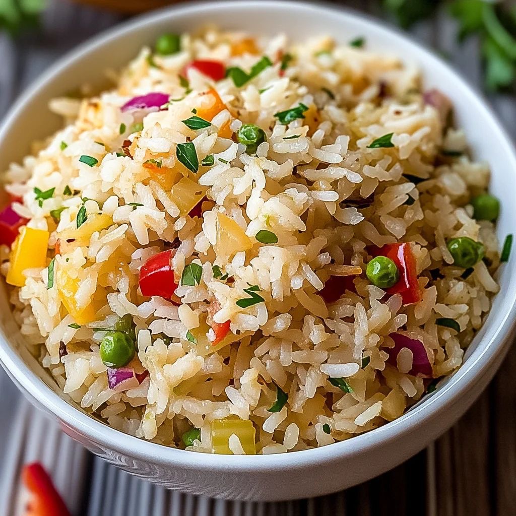 COCONUT RICE  WITH VEGGIES